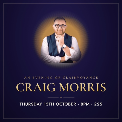 An evening of Clairvoyance with renowned psychic medium Craig Morris at The Saracens Head
