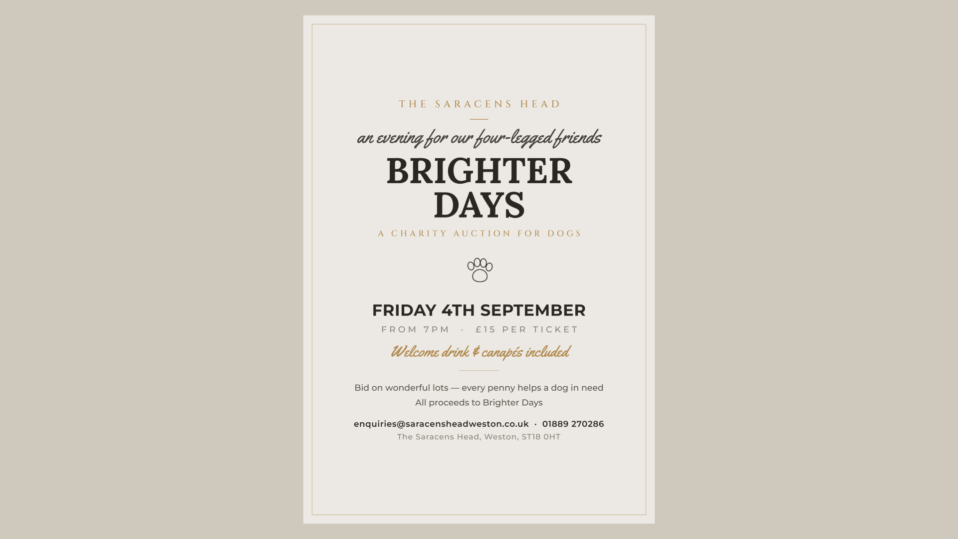image of Auction Night for Brighter Days